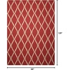 image:imageNourison Home Portico IndoorOutdoor Red 8 x 106 AreaRug EasyCleaning Non Shedding Bed Room Living Room Dining Room Backyard Deck Patio 8x11Red