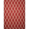 image:imageNourison Home Portico IndoorOutdoor Red 8 x 106 AreaRug EasyCleaning Non Shedding Bed Room Living Room Dining Room Backyard Deck Patio 8x11Red