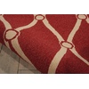 image:imageNourison Home Portico IndoorOutdoor Red 8 x 106 AreaRug EasyCleaning Non Shedding Bed Room Living Room Dining Room Backyard Deck Patio 8x11Red