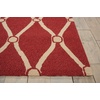 image:imageNourison Home Portico IndoorOutdoor Red 8 x 106 AreaRug EasyCleaning Non Shedding Bed Room Living Room Dining Room Backyard Deck Patio 8x11Red
