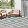 image:imageNourison Home Positano Aqua 8 x Round Area Rug  Easy Clean Non Shedding Bed Room Living Room Dining Room Kitchen 8 x Round