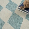 image:imageNourison Home Positano Aqua 8 x Round Area Rug  Easy Clean Non Shedding Bed Room Living Room Dining Room Kitchen 8 x Round