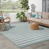 image:imageNourison Home Positano Aqua Ivory 10 x 14 Area Rug  Easy Clean Non Shedding Bed Room Living Room Dining Room Kitchen 10 x 14