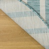 image:imageNourison Home Positano Aqua Ivory 8 x Round Area Rug  Easy Clean Non Shedding Bed Room Living Room Dining Room Kitchen 8 x Round