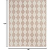 image:imageNourison Home Positano Beige 5 x 7 Area Rug  Easy Clean Non Shedding Bed Room Living Room Dining Room Kitchen 5 x 7Beige