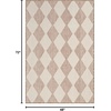 image:imageNourison Home Positano Beige 5 x 7 Area Rug  Easy Clean Non Shedding Bed Room Living Room Dining Room Kitchen 5 x 7Beige