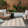 image:imageNourison Home Positano Beige 5 x 7 Area Rug  Easy Clean Non Shedding Bed Room Living Room Dining Room Kitchen 5 x 7Beige