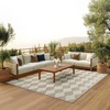 image:imageNourison Home Positano Beige 5 x 7 Area Rug  Easy Clean Non Shedding Bed Room Living Room Dining Room Kitchen 5 x 7Beige