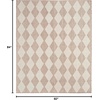 image:imageNourison Home Positano Beige 5 x 7 Area Rug  Easy Clean Non Shedding Bed Room Living Room Dining Room Kitchen 5 x 7Beige