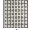 image:imageNourison Home Positano Beige 5 x 7 Area Rug  Easy Clean Non Shedding Bed Room Living Room Dining Room Kitchen 5 x 7Black