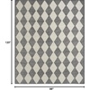 image:imageNourison Home Positano Beige 5 x 7 Area Rug  Easy Clean Non Shedding Bed Room Living Room Dining Room Kitchen 5 x 7Black