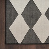 image:imageNourison Home Positano Beige 5 x 7 Area Rug  Easy Clean Non Shedding Bed Room Living Room Dining Room Kitchen 5 x 7Black