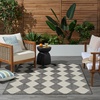 image:imageNourison Home Positano Beige 5 x 7 Area Rug  Easy Clean Non Shedding Bed Room Living Room Dining Room Kitchen 5 x 7Black