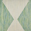 image:imageNourison Home Positano Beige 5 x 7 Area Rug  Easy Clean Non Shedding Bed Room Living Room Dining Room Kitchen 5 x 7Blue Green