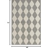 image:imageNourison Home Positano Beige 5 x 7 Area Rug  Easy Clean Non Shedding Bed Room Living Room Dining Room Kitchen 5 x 7Charcoal