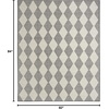 image:imageNourison Home Positano Beige 5 x 7 Area Rug  Easy Clean Non Shedding Bed Room Living Room Dining Room Kitchen 5 x 7Charcoal