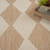 image:imageNourison Home Positano Beige 5 x 7 Area Rug  Easy Clean Non Shedding Bed Room Living Room Dining Room Kitchen 5 x 7Jute