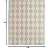 image:imageNourison Home Positano Beige 5 x 7 Area Rug  Easy Clean Non Shedding Bed Room Living Room Dining Room Kitchen 5 x 7Light Grey