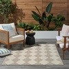 image:imageNourison Home Positano Beige 5 x 7 Area Rug  Easy Clean Non Shedding Bed Room Living Room Dining Room Kitchen 5 x 7Light Grey