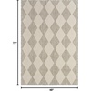 image:imageNourison Home Positano Beige 5 x 7 Area Rug  Easy Clean Non Shedding Bed Room Living Room Dining Room Kitchen 5 x 7Light Grey
