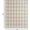image:imageNourison Home Positano Beige 5 x 7 Area Rug  Easy Clean Non Shedding Bed Room Living Room Dining Room Kitchen 5 x 7Light Grey