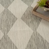 image:imageNourison Home Positano Beige 5 x 7 Area Rug  Easy Clean Non Shedding Bed Room Living Room Dining Room Kitchen 5 x 7Light Grey