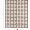 image:imageNourison Home Positano Beige 5 x 7 Area Rug  Easy Clean Non Shedding Bed Room Living Room Dining Room Kitchen 5 x 7Natural