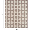 image:imageNourison Home Positano Beige 5 x 7 Area Rug  Easy Clean Non Shedding Bed Room Living Room Dining Room Kitchen 5 x 7Natural