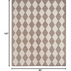 image:imageNourison Home Positano Beige 5 x 7 Area Rug  Easy Clean Non Shedding Bed Room Living Room Dining Room Kitchen 5 x 7Natural