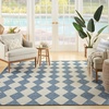 image:imageNourison Home Positano Beige 5 x 7 Area Rug  Easy Clean Non Shedding Bed Room Living Room Dining Room Kitchen 5 x 7Navy Blue