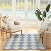 image:imageNourison Home Positano Beige 5 x 7 Area Rug  Easy Clean Non Shedding Bed Room Living Room Dining Room Kitchen 5 x 7Navy Blue