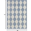 image:imageNourison Home Positano Beige 5 x 7 Area Rug  Easy Clean Non Shedding Bed Room Living Room Dining Room Kitchen 5 x 7Navy Blue