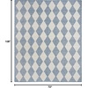 image:imageNourison Home Positano Beige 5 x 7 Area Rug  Easy Clean Non Shedding Bed Room Living Room Dining Room Kitchen 5 x 7Navy Blue