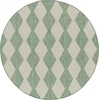 image:imageNourison Home Positano Blue Green 6 x Round Area Rug  Easy Clean Non Shedding Bed Room Living Room Dining Room Kitchen 6 x Round