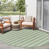 image:imageNourison Home Positano Blue Green Ivory 8 x Round Area Rug  Easy Clean Non Shedding Bed Room Living Room Dining Room Kitchen 8 x Round