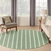 image:imageNourison Home Positano Blue Green Ivory 8 x Round Area Rug  Easy Clean Non Shedding Bed Room Living Room Dining Room Kitchen 8 x Round
