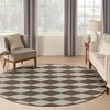 image:imageNourison Home Positano Natural 6 x Round Area Rug  Easy Clean Non Shedding Bed Room Living Room Dining Room Kitchen 6 x Round