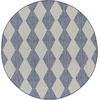 image:imageNourison Home Positano Navy Blue 6 x Round Area Rug  Easy Clean Non Shedding Bed Room Living Room Dining Room Kitchen 6 x Round