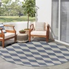 image:imageNourison Home Positano Navy Blue 8 x Round Area Rug  Easy Clean Non Shedding Bed Room Living Room Dining Room Kitchen 8 x Round