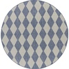 image:imageNourison Home Positano Navy Blue 8 x Round Area Rug  Easy Clean Non Shedding Bed Room Living Room Dining Room Kitchen 8 x Round