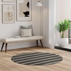 image:imageNourison Home Positano Navy Ivory 22 x 12 Area Rug  Easy Clean Non Shedding Bed Room Living Room Dining Room Kitchen 12 RunnerBlack Ivory