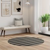 image:imageNourison Home Positano Navy Ivory 22 x 12 Area Rug  Easy Clean Non Shedding Bed Room Living Room Dining Room Kitchen 12 RunnerBlack Ivory
