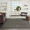 image:imageNourison Home Positano Navy Ivory 22 x 12 Area Rug  Easy Clean Non Shedding Bed Room Living Room Dining Room Kitchen 12 RunnerBlack Ivory