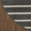 image:imageNourison Home Positano Navy Ivory 22 x 12 Area Rug  Easy Clean Non Shedding Bed Room Living Room Dining Room Kitchen 12 RunnerBlack Ivory
