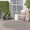 image:imageNourison Home Positano Navy Ivory 22 x 12 Area Rug  Easy Clean Non Shedding Bed Room Living Room Dining Room Kitchen 12 RunnerCharcoal Ivory