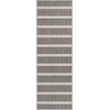 image:imageNourison Home Positano Navy Ivory 22 x 12 Area Rug  Easy Clean Non Shedding Bed Room Living Room Dining Room Kitchen 12 RunnerCharcoal Ivory