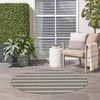 image:imageNourison Home Positano Navy Ivory 22 x 12 Area Rug  Easy Clean Non Shedding Bed Room Living Room Dining Room Kitchen 12 RunnerCharcoal Ivory