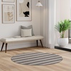 image:imageNourison Home Positano Navy Ivory 22 x 12 Area Rug  Easy Clean Non Shedding Bed Room Living Room Dining Room Kitchen 12 RunnerCharcoal Ivory