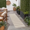 image:imageNourison Home Positano Navy Ivory 22 x 12 Area Rug  Easy Clean Non Shedding Bed Room Living Room Dining Room Kitchen 12 RunnerGrey Ivory
