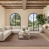 image:imageNourison Home Positano Navy Ivory 22 x 12 Area Rug  Easy Clean Non Shedding Bed Room Living Room Dining Room Kitchen 12 RunnerNatural Ivory